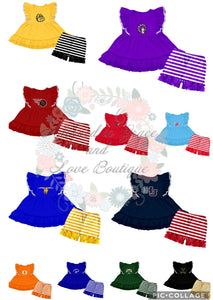 School Spirit ruffle set Pt.1(CLOSED)