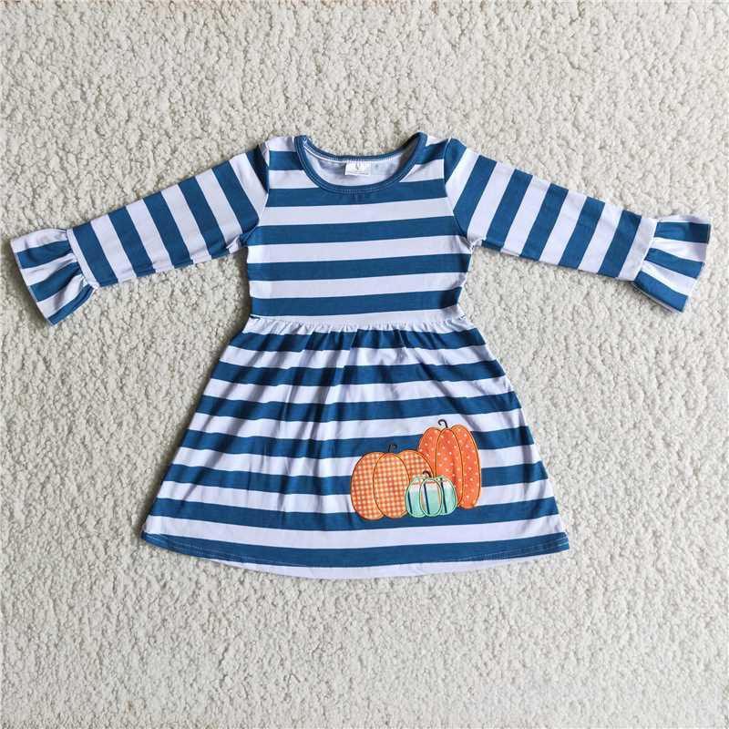 Stripe Pumpkin dress(CLOSED)