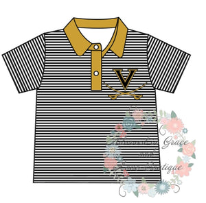 Boys School Stripe Button Shirt Pt.2(CLOSED)