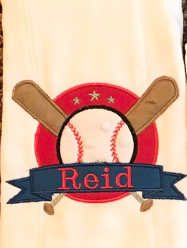 Custom Baseball Embroidered tee